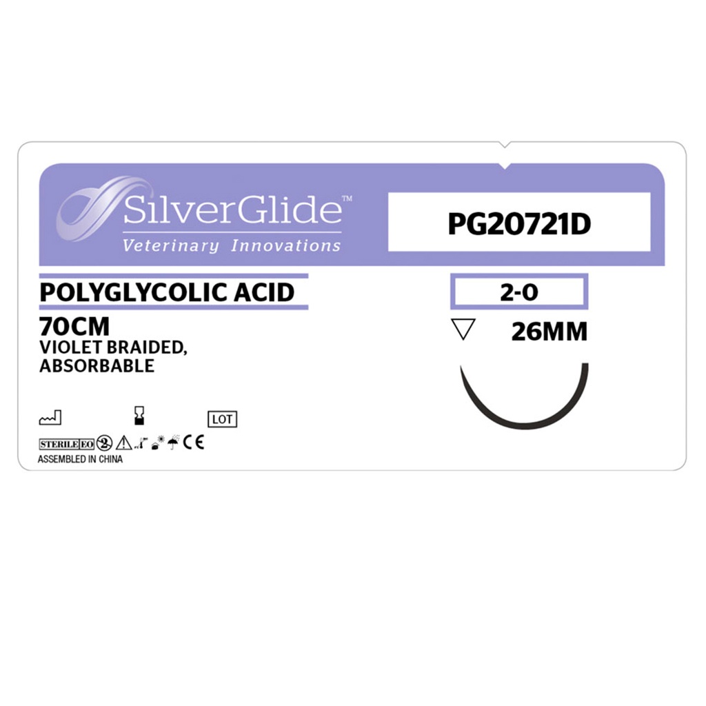 Sutur PG20721D Polyglycolic Acid 36 st.