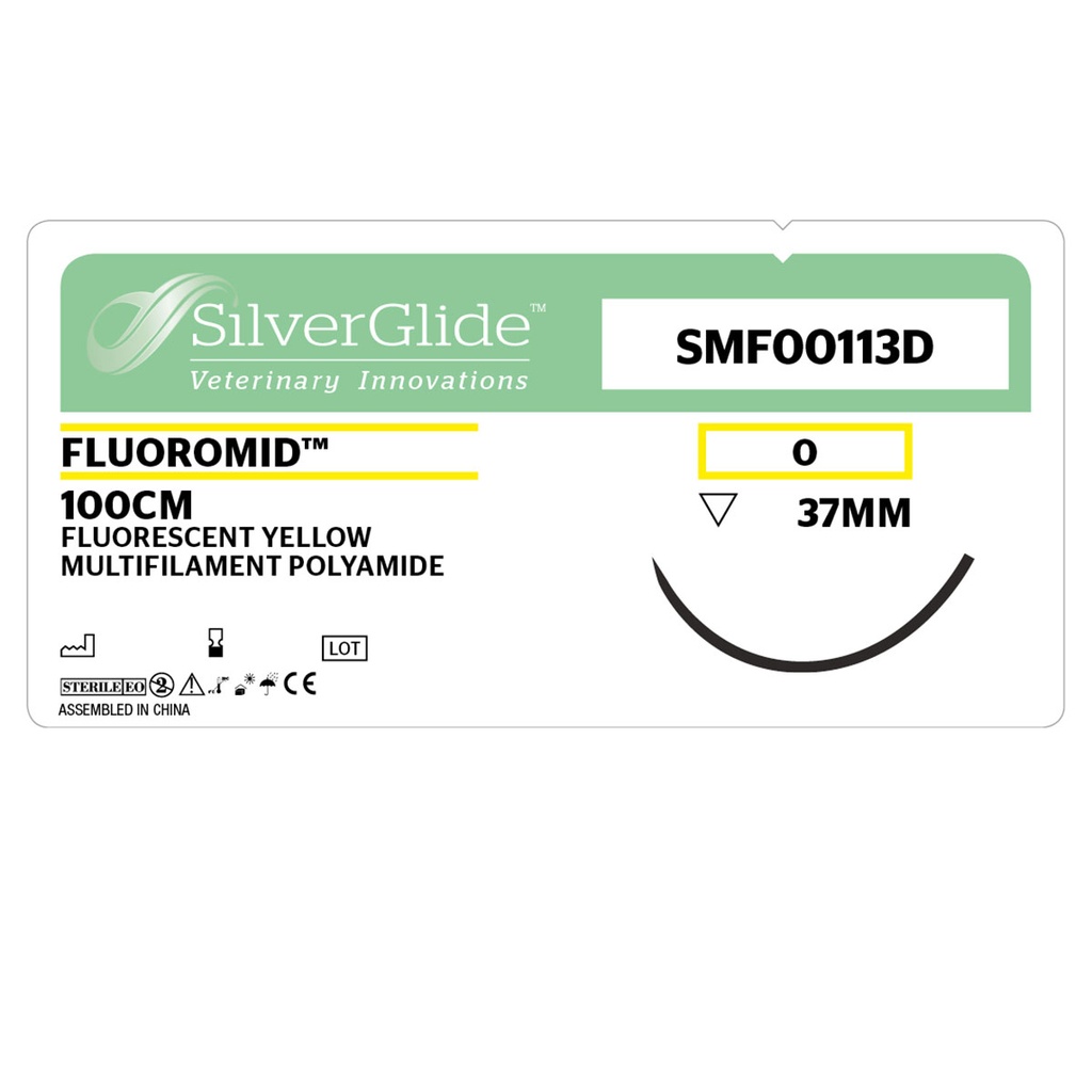 Sutur SMF00113D Fluorescerende Fluomid 36 st.