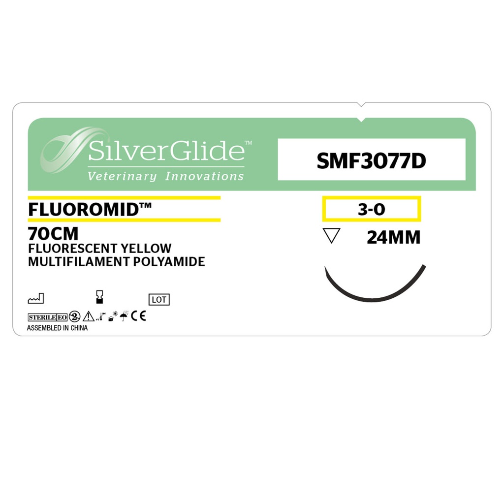 Sutur SMF3077D Fluorescerende Fluomid 36 st.
