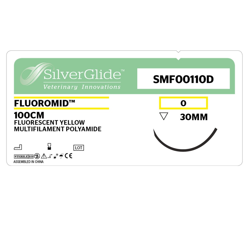 Sutur SMF00110D Fluorescerende Fluomid 36 st.