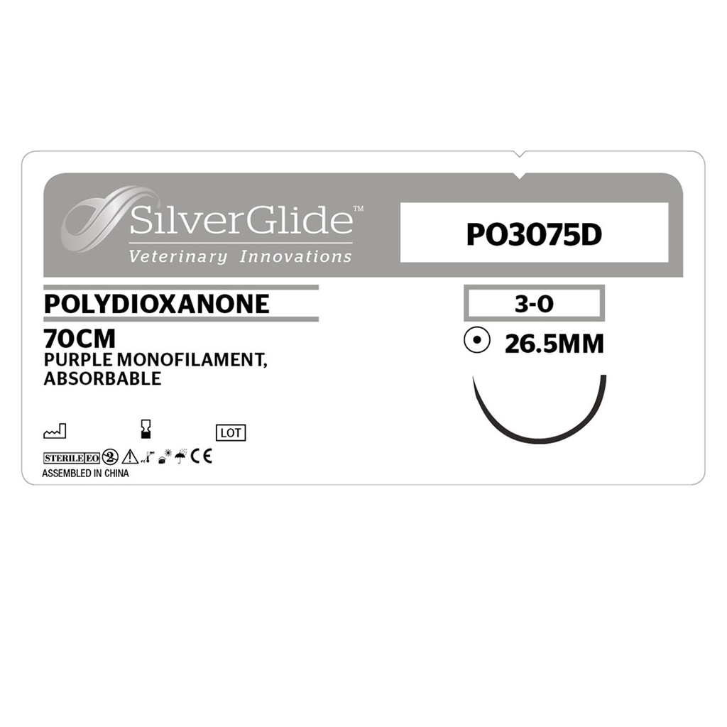 Sutur PO3075D Polydioxanone 36 st.
