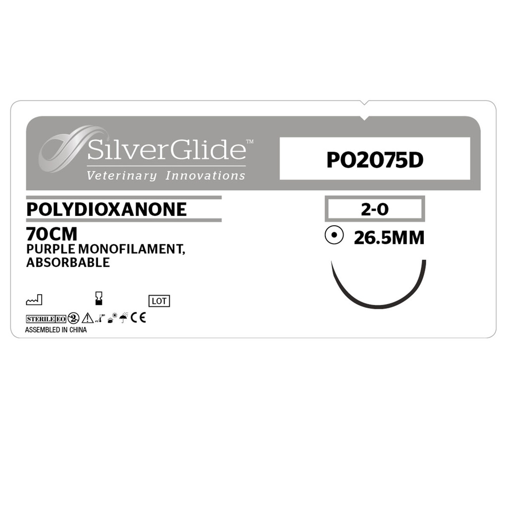Sutur PO2075D Polydioxanone 36 st.