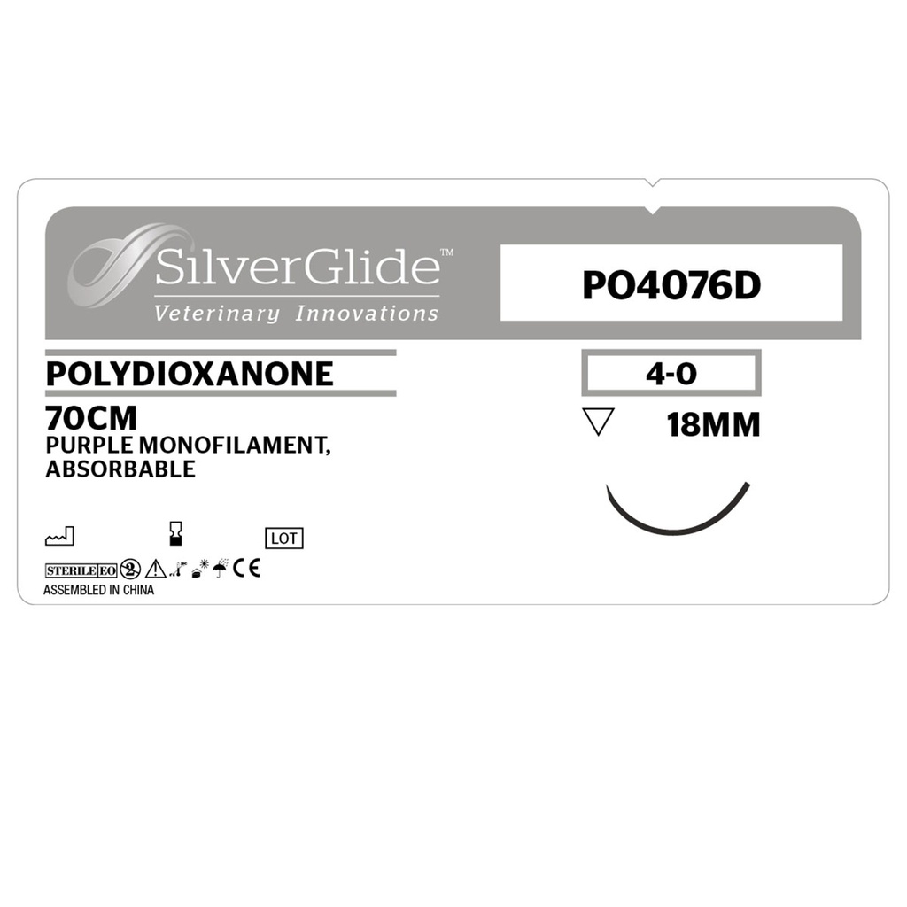 Sutur PO4076D Polydioxanone 36 st.