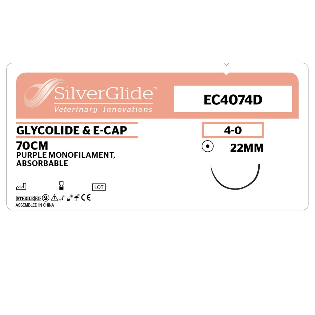 Sutur EC4074D Glycolide & e-Cap 36 st.