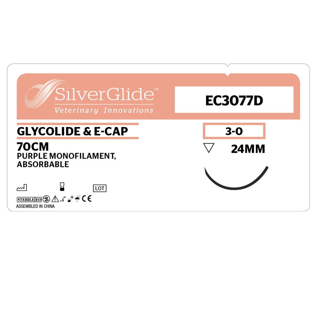 Sutur EC3077D Glycolide & e-Cap 36 st.