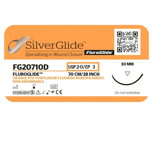 [20394] Sutur FG20710D Orange Polyvinylidene 36 st.