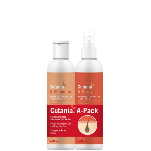 [20474] CUTANIA A-Pack (shampoo + spray 2 x 236 ml)