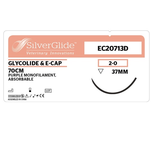 [20204] Sutur EC20713D Glycolide & e-Cap 36 st.