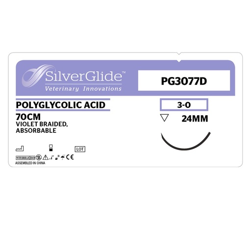 [20208] Sutur PG3077D Polyglycolic Acid 36 st.