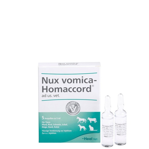 [35028] Nux Vomica Homaccord ad us. vet 5 x 5 ml
