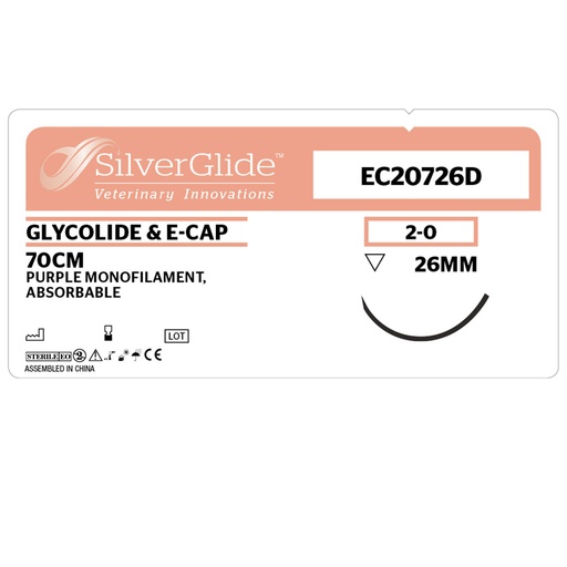 [20260] Sutur EC20726D Glycolide & e-Cap 36 st.
