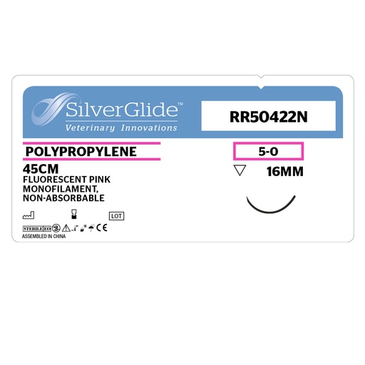 [20264] Sutur RR50422N Pink Polypropylene 12 st.