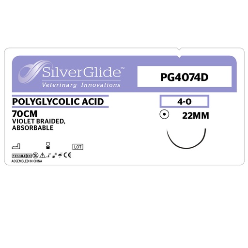 [20302] Sutur PG4074D Polyglycolic Acid 36 st.