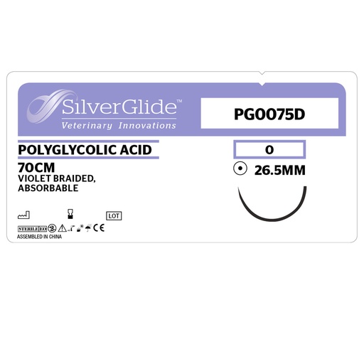[20304] Sutur PG0075D Polyglycolic Acid 36 st.