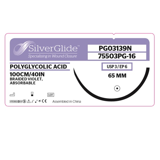 [20309] Sutur PG011339N Polyglycolic Acid 12 st.