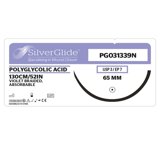 [20310] Sutur PG031339N Polyglycolic Acid 12 st.